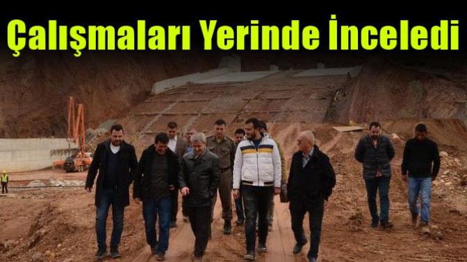 Kaymakam Peker, Çalışmaları Yerinde İnceledi