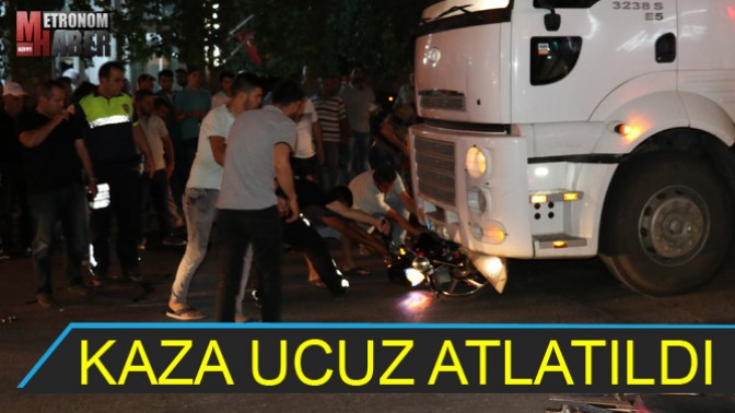 Kaza Ucuz Atlatıldı; 1 Yaralı