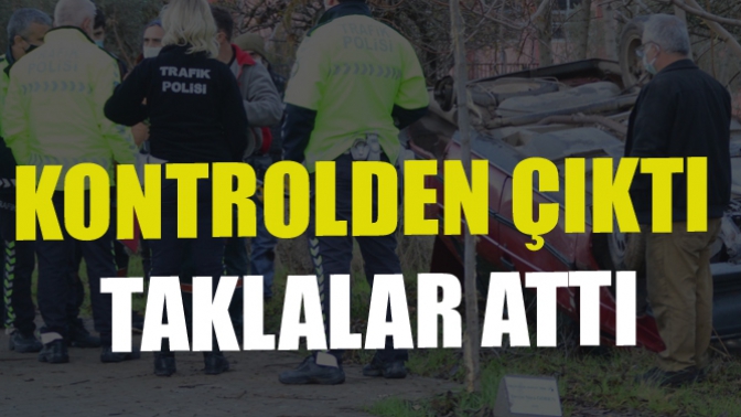 Kontrolden Çıktı Taklalar Attı