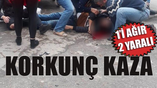 Korkunç Kaza! 1i Ağır 2 Yaralı