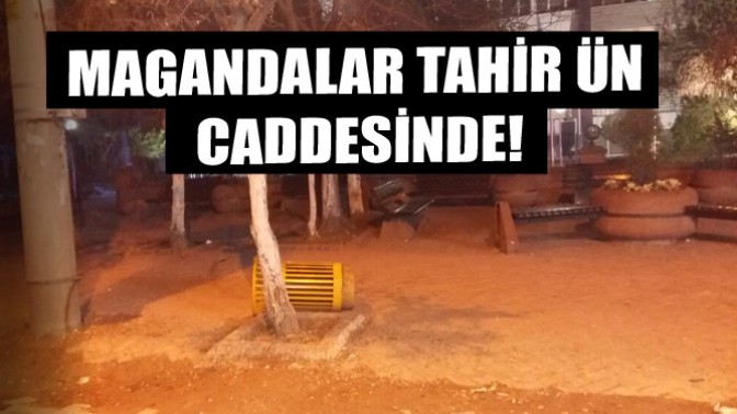 Magandalar Tahir Ün Caddesinde!