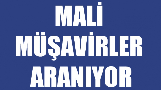 Mali Müşavirler aranıyor