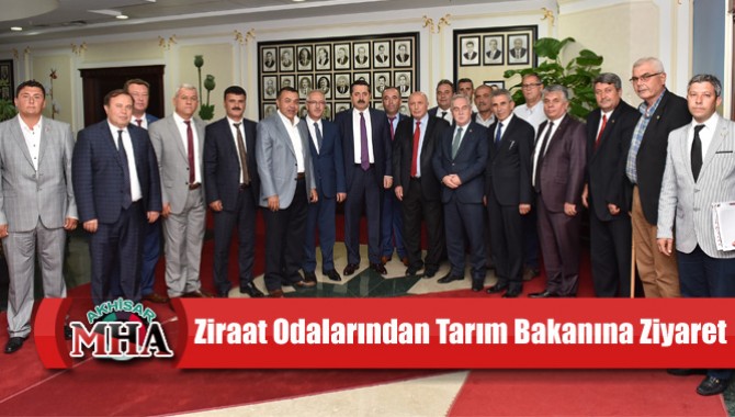 Manisa Ziraat Odalarından Tarım Bakanına Ziyaret