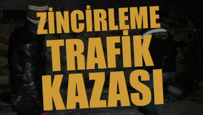 Manisa'da Zincirleme Kaza! 3 Yaralı..