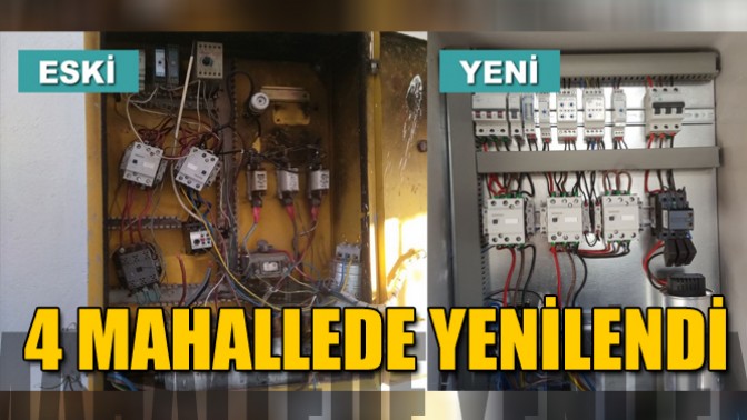 Maski, Akhisar’ın 4 Mahalesi’nde Elektrik Panolarını Yeniledi