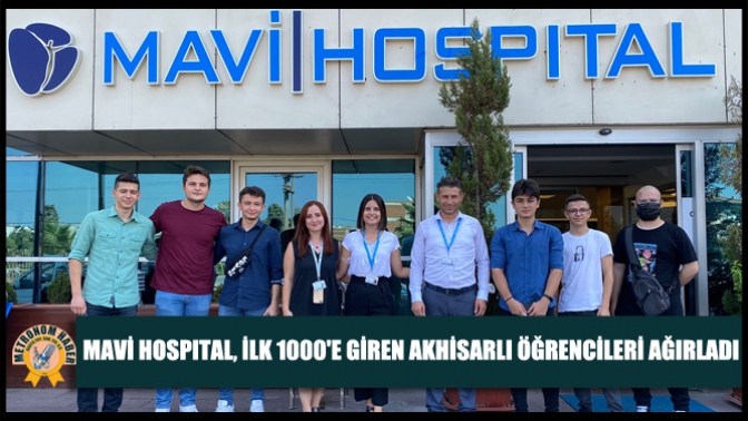 Mavi Hospıtal, İlk 1000e Giren Akhisarlı Öğrencileri Ağırladı