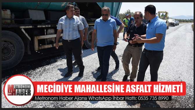 Mecidiye Mahallesine Asfalt Hizmeti