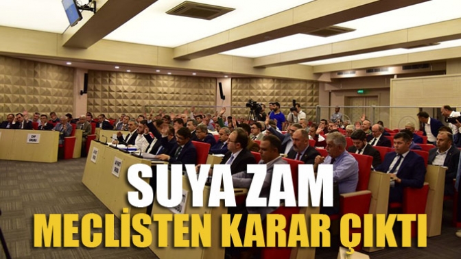 Meclisten Karar Çıktı Suya Zam