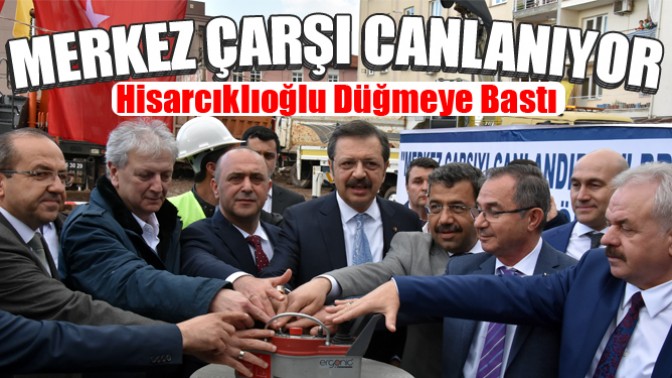 Merkez çarşı yeniden canlanıyor!