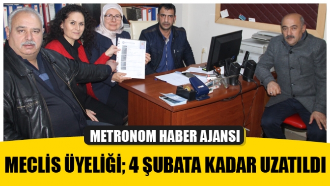 MHPde Meclis üyeliği; 4 Şubata kadar uzatıldı