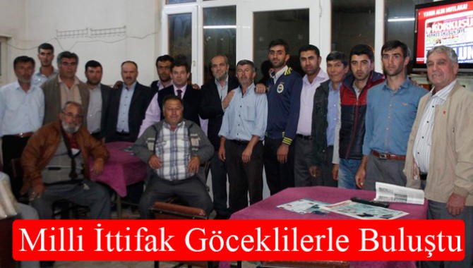 Milli İttifak Göceklilerle Buluştu