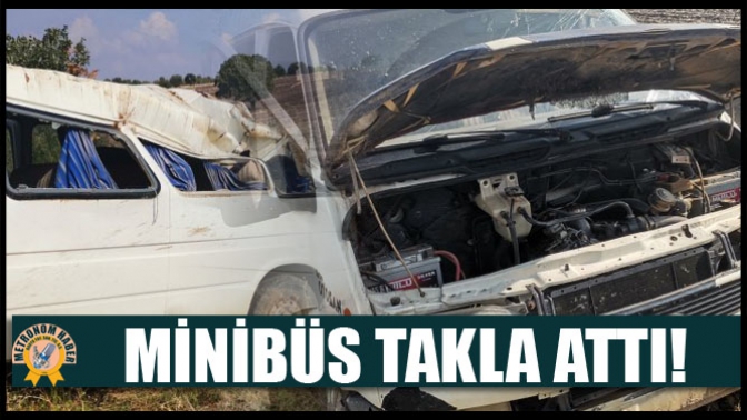 Minibüs Takla Attı !