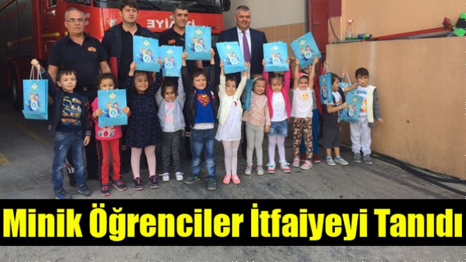 Minik Öğrenciler İtfaiyeyi Tanıdı