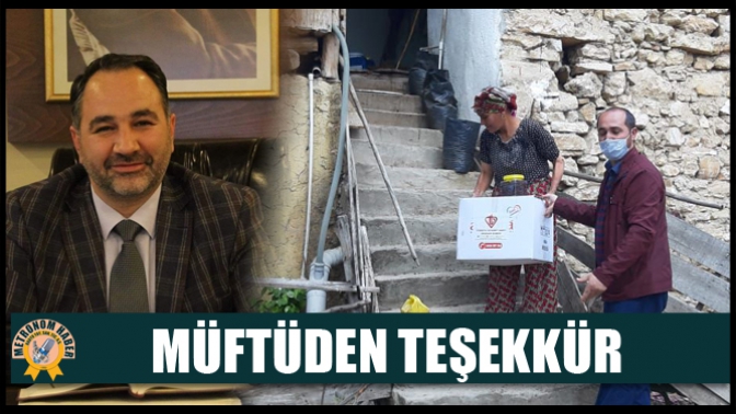 Müftüden Teşekkür