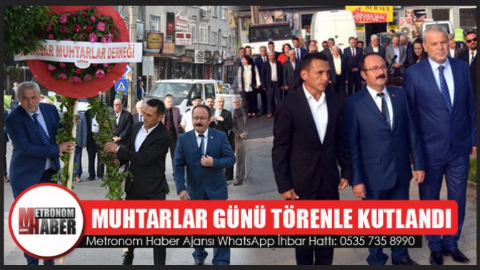 Muhtarlar Günü Törenle Kutlandı