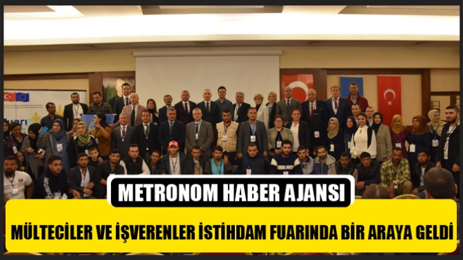 Mülteciler Ve İşverenler İstihdam Fuarında Bir Araya Geldi