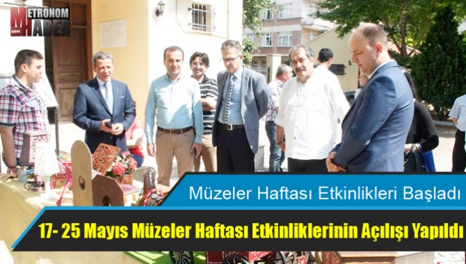 Müzeler Haftası Etkinlikleri Başladı