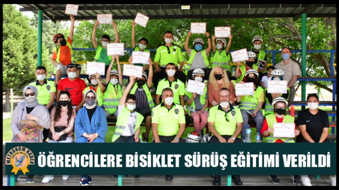 Öğrencilere Bisiklet Sürüş Eğitimi Verildi