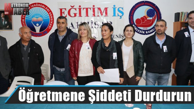 Öğretmene Şiddeti Durdurun!