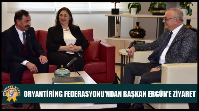 Oryantiring Federasyonundan Başkan Ergüne Ziyaret