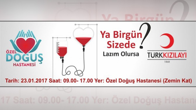 Özel Doğuş Hastanesinden Kızılaya Kan Bağışı