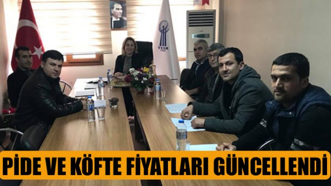 Pide ve köfte fiyatları güncellendi