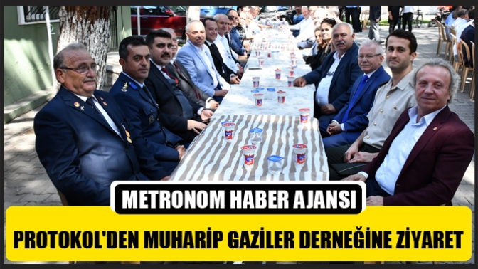 Protokolden Muharip Gaziler Derneğine Ziyaret