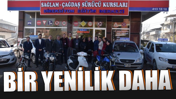 Sağlam Sürücü Kursundan bir yenilik daha