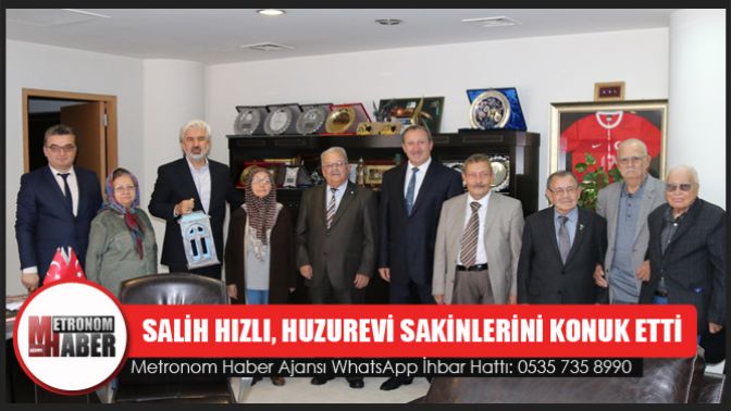 Salih Hızlı, Huzurevi Sakinlerini Konuk Etti