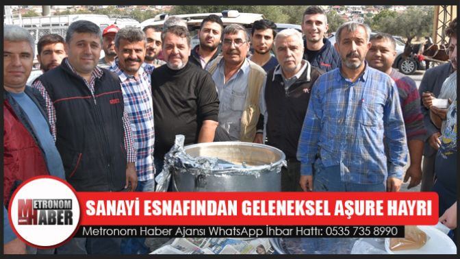 Sanayi Esnafından Geleneksel Aşure Hayrı