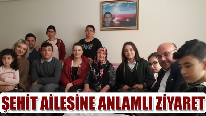 Şehit Ailesine Anlamlı Ziyaret