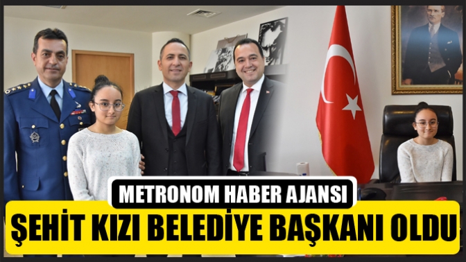 Şehit Kızı Belediye Başkanı oldu