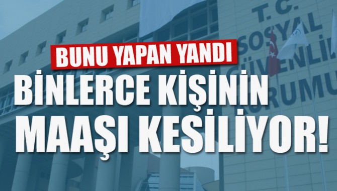 Sgk Affetmiyor! Bunu Yapan Yandı!