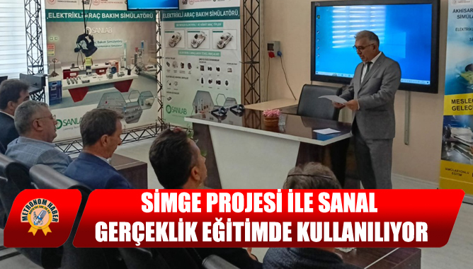 Simge Projesi İle Sanal Gerçeklik Eğitimde Kullanılıyor