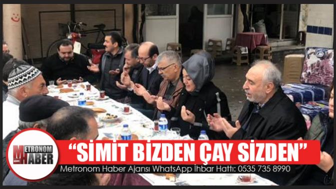 “Simit Bizden Çay Sizden”