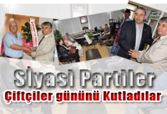 Siyasi Partiler,14 Mayıs Dünya Çiftçiler gününde Ziraat Odasını ziyaret etti