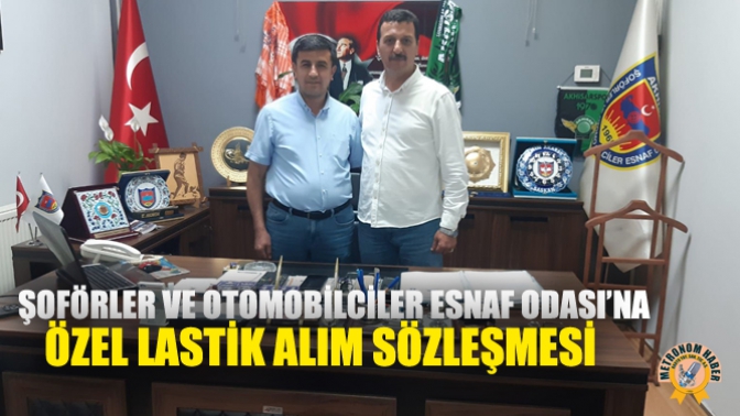 Şoförler Ve Otomobilciler Esnaf Odası’na Özel Lastik Alım Sözleşmesi