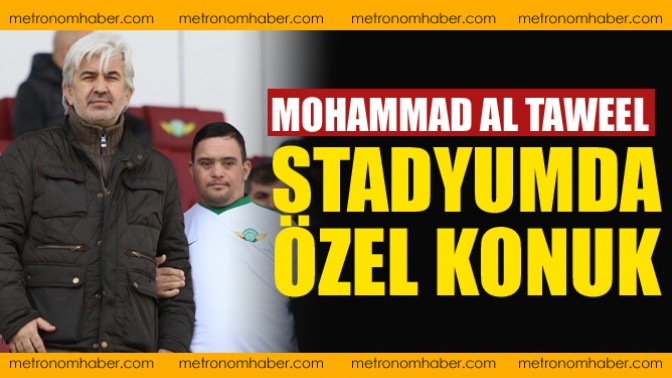 Stadyumda Özel Konuk