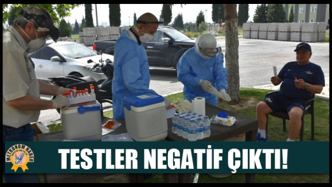 Testler Negatif Çıktı