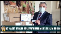 133 Adet Tablet Süleyman Mermer’e Teslim Edildi