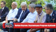 2016 yılı Kurban Bayramı, Bayramlaşma Programı Açıklandı