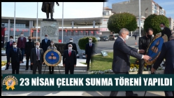 23 Nisan Çelenk Sunma Töreni Yapıldı