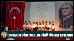 24 Kasım Öğretmenler Günü törenle kutlandı