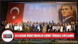 24 Kasım Öğretmenler Günü Törenle Kutlandı