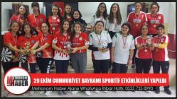 29 Ekim Cumhuriyet Bayramı sportif etkinlikleri yapıldı