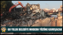 60 yıllık belediye eski hizmet binası yıkılarak modern yüzüne kavuşacak