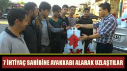 7 İhtiyaç sahibine Ayakkabı Alarak Uzlaştılar