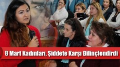 8 Mart Kadınları, Şiddete Karşı Bilinçlendirdi