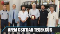 Afem Gsk’dan Teşekkür