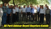 AK Parti Akhisar Heyeti Hayırlara Katıldı